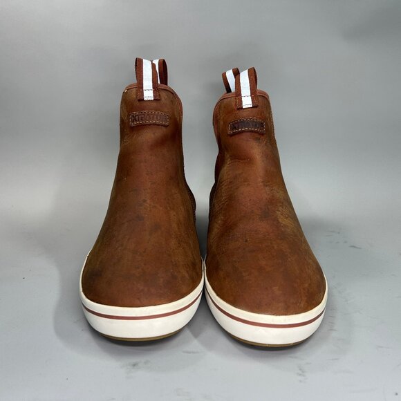 Waterproof Brown Men's Boots - Picture 2 of 14